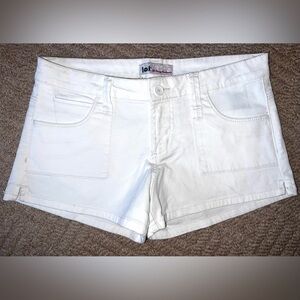 lei White Women's Denim Short Shorts